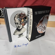 Isaac Asimov Foundation Trilogy Folio Society Sci-Fi Book Set HC Slipcase picture