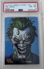 2015 THE JOKER # 35 CRYPTOZOIC DC COMICS: SUPER-VILLAINS GOLD FOIL  25/25 PSA 8 picture
