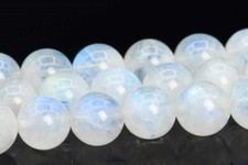 Genuine Natural Rainbow Moonstone Grade AAA Round Beads 3-4/4-5/5/5-6/7/8/9/10MM picture