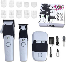 GO Professional Barber Clippers and Trimmer Set for Men - 7000-9000 RPM TORQ Mot picture