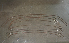 1949 1950 1951 1952 CHEVROLET STYLELINE TWO DOOR INTERIOR HEADLINER BOW SET OF 8 picture