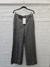 New Sézane Women's Matheo Trousers Gris Sz 6 picture