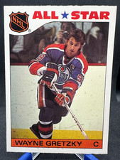 1985-86 Topps Wayne Gretzky All Star Hockey Card Sticker #2 Edmonton Oilers picture