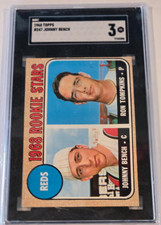 1968 Topps Johnny Bench #247 SGC 3 picture