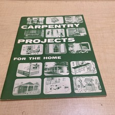 Vintage 1957 Carpentry Projects for the Home Home Craftsman Woodworking Pb picture