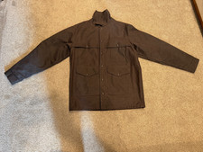Filson Lined tin cloth Cruiser Jacket-ML Black picture
