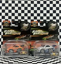 NEW Jada Small Blocks Fast & Furious Brian’s Supra & Skyline GTR Lot 2 picture