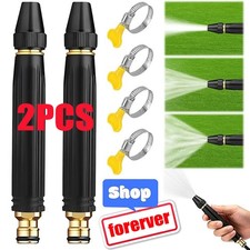 2PCS Larnto High Pressure Hose Nozzle Water Gun for Car Wash Garden Booster ~US picture