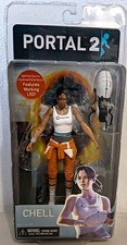 NECA Portal 2 Chell Action Figure w/ Aperture Handheld Portal Device, LED picture