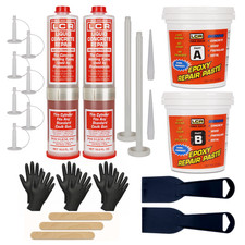 Concrete Crack Repair Kit Epoxy Injection Fix 8 ft Basement DIY picture