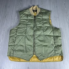 Vintage 50s 60s Eddie Bauer Down Puffer Vest Rising Sun Extremely Good Shape picture