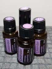 Lot Of 4 Lavender DoTerra Essential Oils Aromatherapy Roll-On And 15ml Bottles  picture