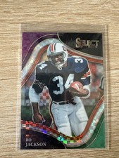 2022 Panini Select Draft Picks - Field Level Bo Jackson #166 Purple Prizm /75 picture