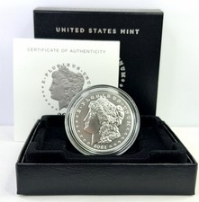 2021 D Morgan Silver Dollar Denver Mint Uncirculated OGP COA picture