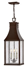 Blackened Copper LED Hanging Lantern from the Beacon Hill Collection picture