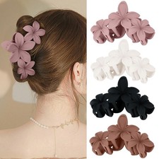 Ondder 4 Pcs Large Matte 1 Count (Pack of 4), black, white, dark pink, tan picture