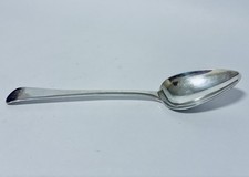 Antique Georgian Solid Sterling Silver Serving Spoon 1806 EXETER William Welch picture