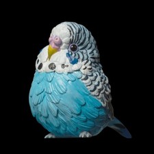 Animal Heavenly Body Blue Budgerigar Melopsittacus Bird Statue picture