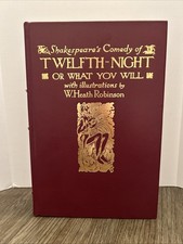Shakespeare's Comedy of Twelfth Night, Illus. by W. Heath Robinson-1984, LEATHER picture