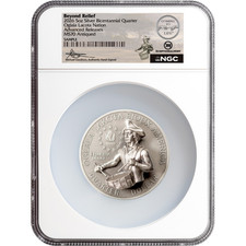 2026 5oz Coming to Life Bicentennial Quarter NGC MS70 Advanced Releases picture