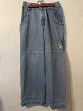 JNCO Mens Sz 32x34 OG Y2K Baggy Wide Leg Jeans Blue Denim  26