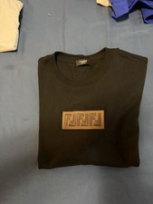 Fendi Men's Logo Crew Neck Short Sleeve T-Shirt picture