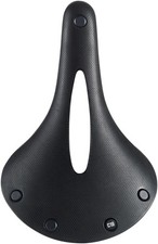 Cambium C19 Saddle - Brooks C19 Carved All Weather Saddle - Steel, Black, Men's picture