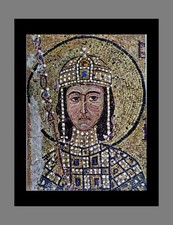 Emperor John II Komnenos Vintage Byzantine Hagia Sophia Turkey Matted Unframed picture