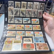 60+ Vtg USSR 1961-1969 MHR Stamps- Birds/Republics/Famous Ppl. Nice Lot- A DEAL picture