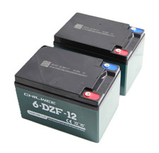 2pcs 6-DZF-12 12V 12Ah Battery Replacement for Quad Electric Scooter Go Kart picture