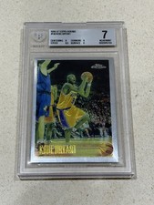 1996-97 Topps Chrome Kobe Bryant #138 Rookie Base Set Lakers BGS 7 picture