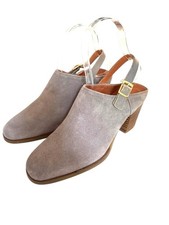 Natalia Blanco Slingback Block Heel Mules Shoes Women’s Size 7 Taupe picture