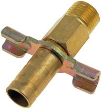 Brass Radiator Drain Petcock w/ Outlet Dorman 61105 1/8 in NPT picture