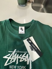 🔥🔥NIKE x Stussy Intentional T- shirt Gorge Green DD3342-341 Men’s Size Medium picture