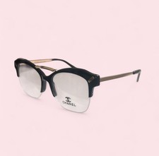 CHANEL Black half rim Eyeglasses Frames,Women.51,17,138.(sale price) picture