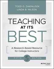 Teaching at Its Best: A - Paperback, by Zakrajsek Todd D.; - Very Good picture