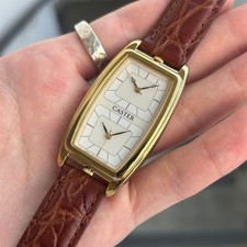90s Vintage Seiko tank Dual Time gold Working picture