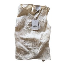 NWT Reformation Evelina Linen Top Sz 0 picture