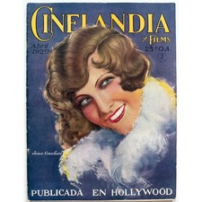 RARE 1929 Spanish Joan Crawford Magazine Cinelandia Fairbanks, Bow, Swanson picture