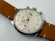 Vintage GUINAND Manual Wind Military Pilot´s Chronograph Cal Valjoux 7730 - 35mm picture
