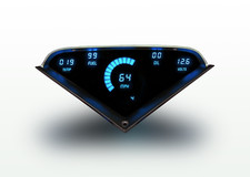 1955-1959 Chevy Truck Digital Dash Panel Teal LED Gauges Made In The USA picture