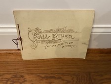 1896 Fall River, Massachusetts and Its Points of Interest Vintage PB Book NY picture