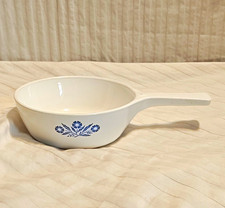 CorningWare Menu-ette 1 Pint Round Casserole Dish White/Blue Floral P-81-B picture