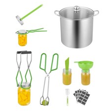 Uimoso 9-Piece Stainless Steel Canning Starter Kit for Water Bath Preserving picture
