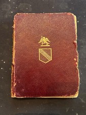 Antique 1890s The Tempest William Shakespeare J M Dent Leather Pocket Book Split picture