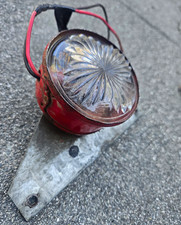 RARE Harley TAILLIGHT Art Deco Vintage Chopper Knucklehead Panhead Antique Bates picture