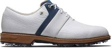 FootJoy Dryjoys Premiere Series Packard LX Golf Shoes - White/Navy 54534-BLEMS picture