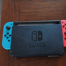 Nintendo Switch Console w/ Dock, W/O HDMI Cable, W/O Joy-Con Grip 5 Games picture