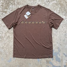 Patagonia Shirt Mens M Brown Trail Running Capilene Cool Daily New With Tags picture