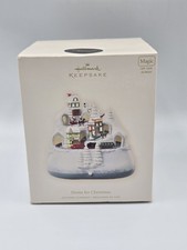 Hallmark Ornament Home For Christmas Magic Light Sound Motion Ornament 2008 B7 picture
